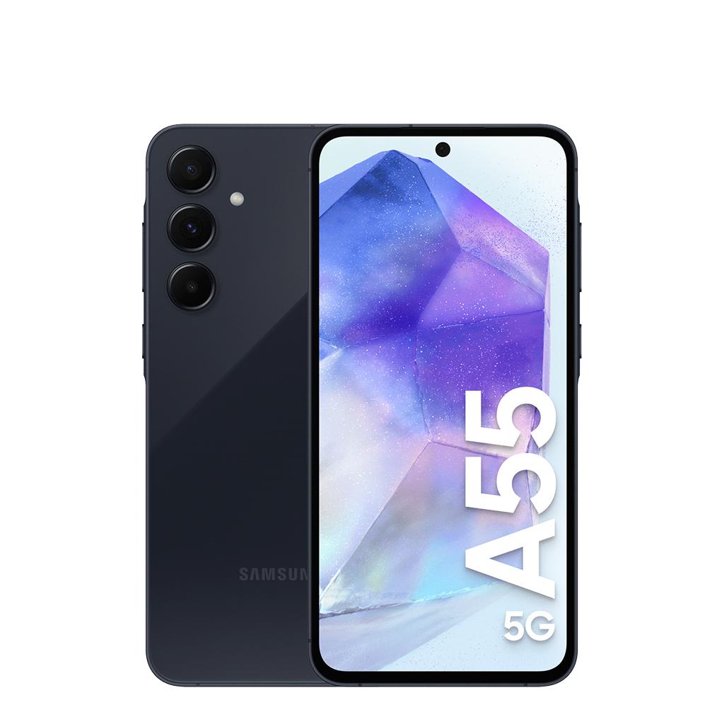 01 Galaxy A55 Black Backfront