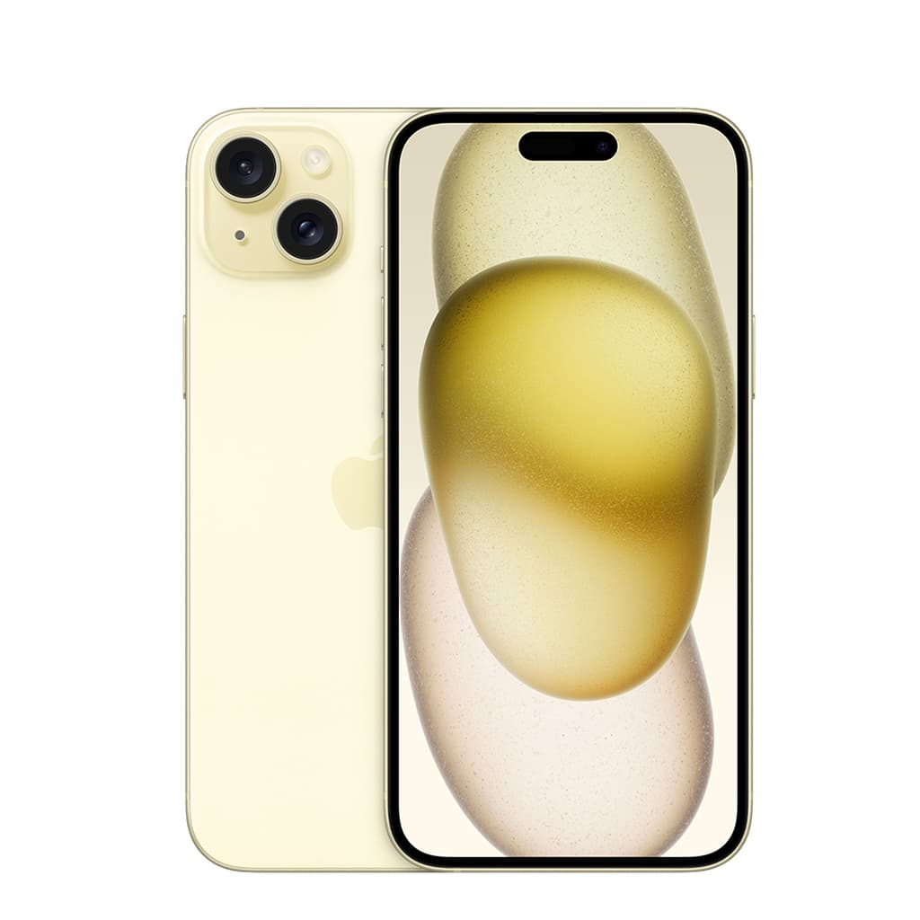 01 Iphone15 Plus Yellow Backfront