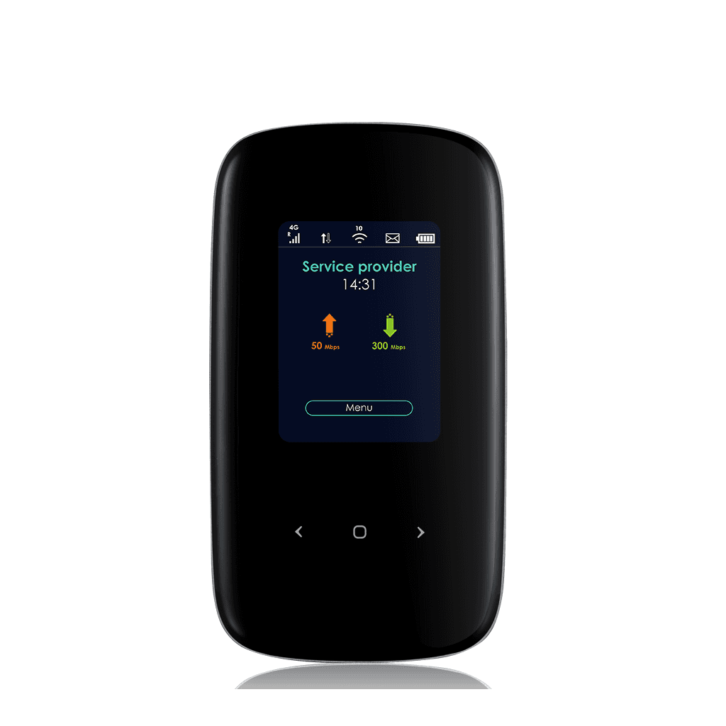 01 Zyxel NR2301 MIFI 5G Svart Front