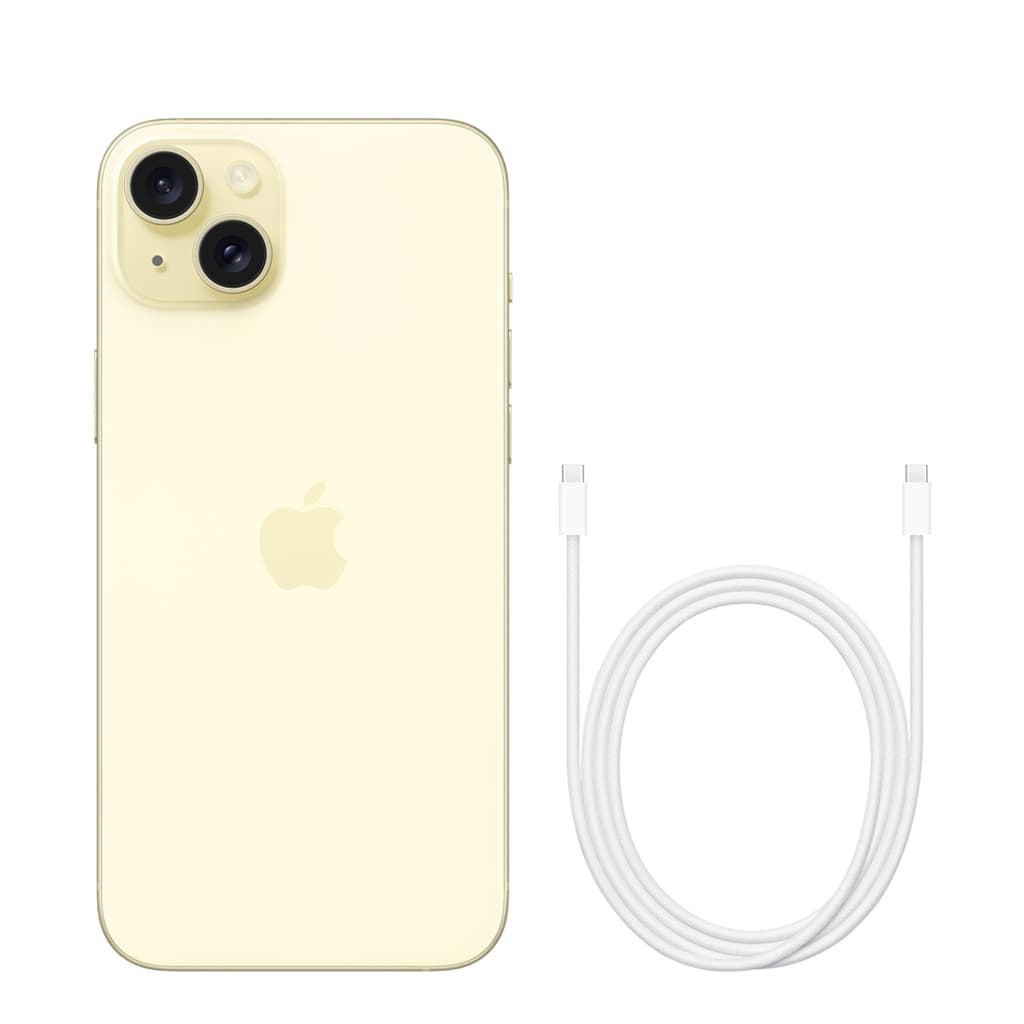 03 Iphone15 Plus Yellow Charger